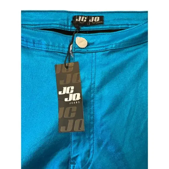 JC JQ Metallic Blue Disco Jeans – NWT – Size XL - Picture 7 of 11